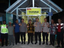 Kapolres Dumai Pimpin Patroli Tim RAGA dan Pengecekan Pos Satkamling kecamatan Bukit kapur Kota Dumai   