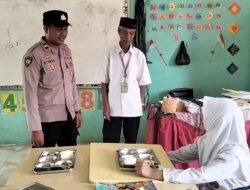 Monitoring MBG di Banjit, Polisi Dorong Asupan Gizi Terpenuhi Bagi Pelajar