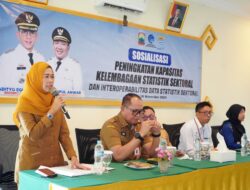 Pemkab Lampung Selatan melalui Diskominfo Menggelar Sosialisasi Kapasitas Kelembagaan Statistik Sektoral dan Interoperabilitas Data Statistik Sektoral