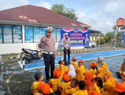 Operasi Zebra Krakatau 2025, Kamsel Satgas Preventif Gelar Polsanak di Polres Way Kanan