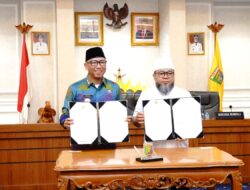 Wujudkan Lumbung Pangan Nasional, Gubernur Mirza & Gubernur Helmi Hasan Teken MoU Strategis Kerjasama Lampung-Bengkulu