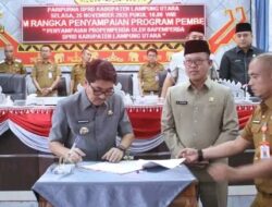 Sidang Paripurna PROPEMPERDA dan APBD 2026 Resmi Ditetapkan Oleh DPRD dan Bupati  Lampung Utara