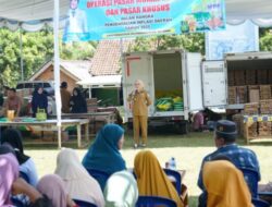 Bupati Ayu Buka Operasi Pasar Murah Untuk Kendalikan Inflasi Dan Bantu Masyarakat Way Kanan