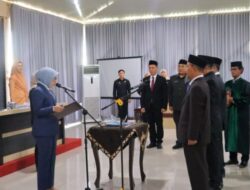Bupati Way Kanan Tekankan Penguatan Kinerja Dan Kolaborasi Dalam Pelantikan JPTP