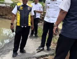 Gubernur Lampung Perintahkan Penanganan Cepat Jembatan Kali Nughik yang Putus