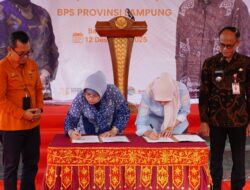 Wakil Gubernur Lampung Teken MoU DTSEN pada Sosialisasi SE2026, Tegaskan Data Jadi Kompas Pembangunan