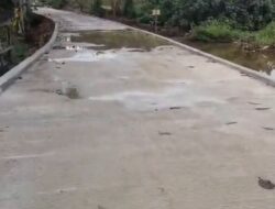 Baru Berusia Se-umur Jagung Jalan Diperbaiki Jalan Koramil Perumahan 50 Lintas Timur Sudah Bergenangain Air