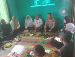 Kapolsek Ikut Vicon Panen Raya Nasional dan Sosilisasi Layanan 110 di Kantor UPT Rebang Tangkas