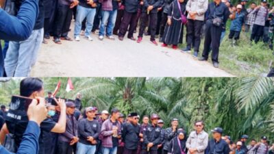 19 Tahun Tidak Memiliki HGU, Perkebunan Kelapa Sawit di Demo