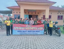 Polsek Muara Sungkai Gelar Bersama FORKOPIMCAM Kec.Muara Sungkai Kab Lampung Utara “Jum’at Bersih” Dalam Rangka Indonesia Asri