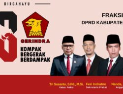 DPC Partai Gerindra OKI Ucapkan Selamat HUT ke-18, Ketua Serukan Kompak, Bergerak, dan Berdampak