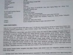 YENDRA AFRIANTAMA Resmi melaporkan terduga kasus penganiayaan terhadapnya kepolsek Abung Selatan