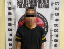 Seorang Pria Asal Bukit Kemuning Diamankan Polisi Diduga Lakukan Penyalahgunaan Narkotika