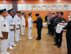 Bupati Tanggamus Lantik 5 PAW Kepala Pekon Terpilih, Ini Kata Kakon Sinar Jawa