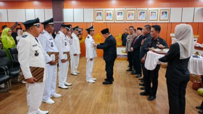Bupati Tanggamus Lantik 5 PAW Kepala Pekon Terpilih, Ini Kata Kakon Sinar Jawa