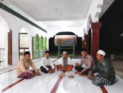 Wujudkan Keamanan di Bulan Ramadhan, Polsek Buay Bahuga Pam Salat Tarawih dan Sosialisasi layanan 110