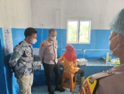Kapolsek Muara Sungkai dan Anggota Monitoring SPPG ANDAN MUAKHI LAMPUNG