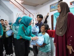 TP PKK Provinsi Lampung Hadir di Tengah Masyarakat, Salurkan Bantuan Sosial dan Dukungan Gizi Anak