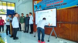 Disdik Lampung Utara Teken Pakta Integritas SPMB Tahun Ajaran 2026/2027