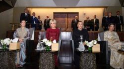 TRH Princesses Lalla Khadija, Lalla Meryem, & Lalla Hasnaa, Joined by Brigitte Macron, Attend Opening Show of Rabat Royal Theater
