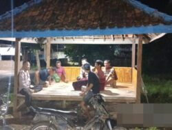 Jaga Keamanan Lingkungan, Polsek Buay Bahuga Sambang dan Silaturahmi di Pos Ronda