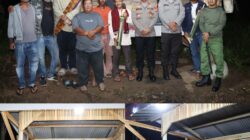 Polres Way Kanan Sambangi Pos Kamling Ajak Warga Aktif Jaga Kamtibmas