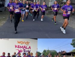 Kapolda Lampung Pimpin Ratusan Personel dan Bhayangkari Polda Lampung Ikuti Kemala Run 2026