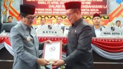Bupati Lampura Sampaikan Hasil Pembahasan Ahir Laporan Keterangan Pertanggungjawaban