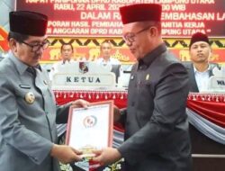 Bupati Lampura Sampaikan Hasil Pembahasan Ahir Laporan Keterangan Pertanggungjawaban