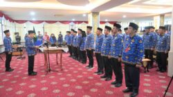 Sekdaprov Marindo Kurniawan Kukuhkan Pengurus KORPRI Way Kanan, Tekankan Peran Strategis ASN