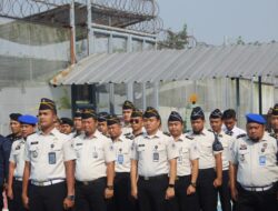 Tegaskan Komitmen Bersih dari Halinar, Jajaran Lapas Way Kanan Lakukan Ikrar Pemasyarakatan