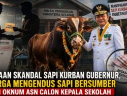 Dugaan Skandal Sapi Kurban Gubernur, Aktivis Soroti Dugaan Jual Beli Jabatan di Diknas Sumsel