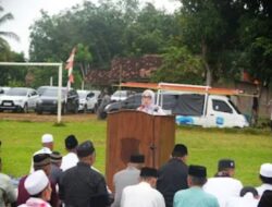 Sholat Idul Fitri 1447 H Bersama Warga, Bupati Way Kanan Sampaikan Pesan Persatuan dan Pembangunan