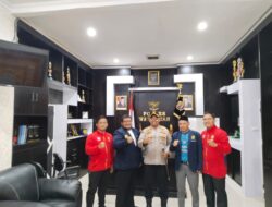 Waykanan; kapolres waykanan AKBP DIdik kurnianto S,iK, Terima audensi persatuaan bulutangkis Indonesia (PBSI)