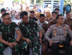 Dandim 0402/OKI Hadiri Gerakan Tanam Bersama Gubernur Sumsel di Desa Cahaya Bumi