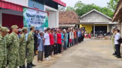 PERKUAT KEMANUNGGALAN TNI – RAKYAT, KORAMIL BAHUGA GELAR GERAKAN INDONESIA ASRI