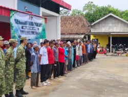 PERKUAT KEMANUNGGALAN TNI – RAKYAT, KORAMIL BAHUGA GELAR GERAKAN INDONESIA ASRI