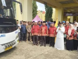 Bupati Lampung Timur, Lepas 232 Jemaah Calon Haji yang Tergabung dalam Kloter 14 JKG