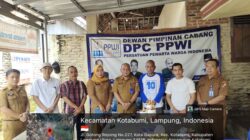 ‎Tim Kesbangpol Lampung Utara Kunjungan di Sekretariat DPC PPWI LU