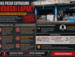 Prisma OKI Desak Bongkar Lapak Teras Pasar Shopping Kayuagung