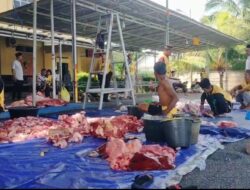 Masyarakat Kecewa, Daging Kurban Idul Adha dari Polres OKI Diduga Tidak Dibagikan untuk Masyarakat