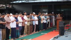 Penuh Khidmat, Rutan Dumai Gelar Sholat Idul adha dan Penyembelihan Hewan Kurban