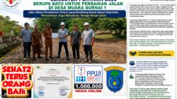 Jalan Akses Pemakaman Umum yang Berlubang Becek Dapat Diperbaiki, Perusahaan Juga Menyerap Tenaga Kerja Lokal