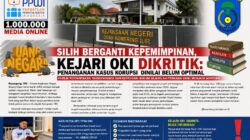 Silih Berganti Kepemimpinan, Kejari OKI Dikritik: Penanganan Kasus Korupsi Dinilai Belum Optimal