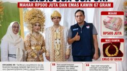 SAH! Pria Asal Turki Nikahi Gadis Jua-Jua OKI, Mahar Rp500 Juta dan Emas 67 Gram