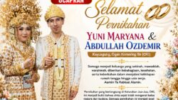 PT Media Winata Mandiri dan Koran KPK Group Ucapkan Selamat atas Pernikahan Yuni Maryana dan Abdullah Ozdemir