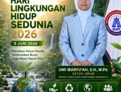 IKAPI Serukan Kepedulian Lingkungan sebagai Bagian dari Iman dan Tanggung Jawab Kemanusiaan pada Hari Lingkungan Hidup Sedunia 2026