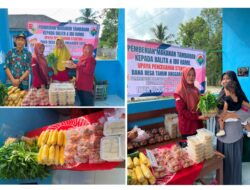 PEMERINTAH TIYUH BUJUNG SARI MARGA GELAR PEMBAGIAN MAKANAN TAMBAHAN UNTUK IBU HAMIL, MENYUSUI, BALITA DAN LANSIA
