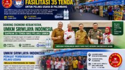 Dorong Ekonomi Kerakyatan, UMKM Sriwijaya Indonesia Siapkan 35 Tenda bagi Pelaku UMKM