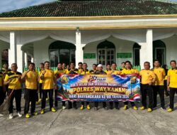 Semarak Hari Bhayangkara ke-80, Polres Way Kanan dan Jajaran Gelar Bakti Sosial Religi dan Indonesia Asri